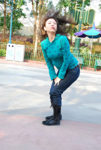 Disneyland Day: Hair Toss