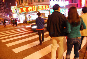 Macau Day One: Street at Night