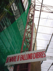 Beware of Falling Dibres [sic]