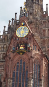 the Frauenkirche (Church of Our Lady) mechanical clock