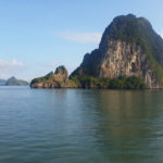 limestone formations Phang Nga Bay