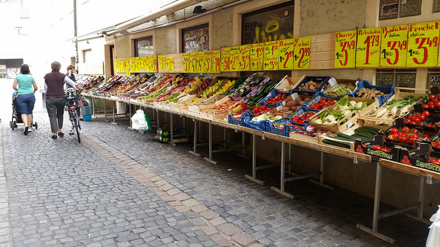 fruit market, Regensburg